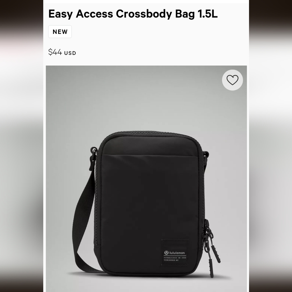 Lululemon Easy Access Crossbody Bag 1.5L